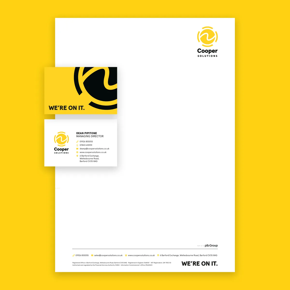 Cooper Solutions Stationery Design