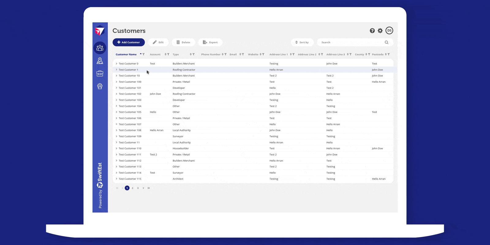 Swiftest SaaS UI Design