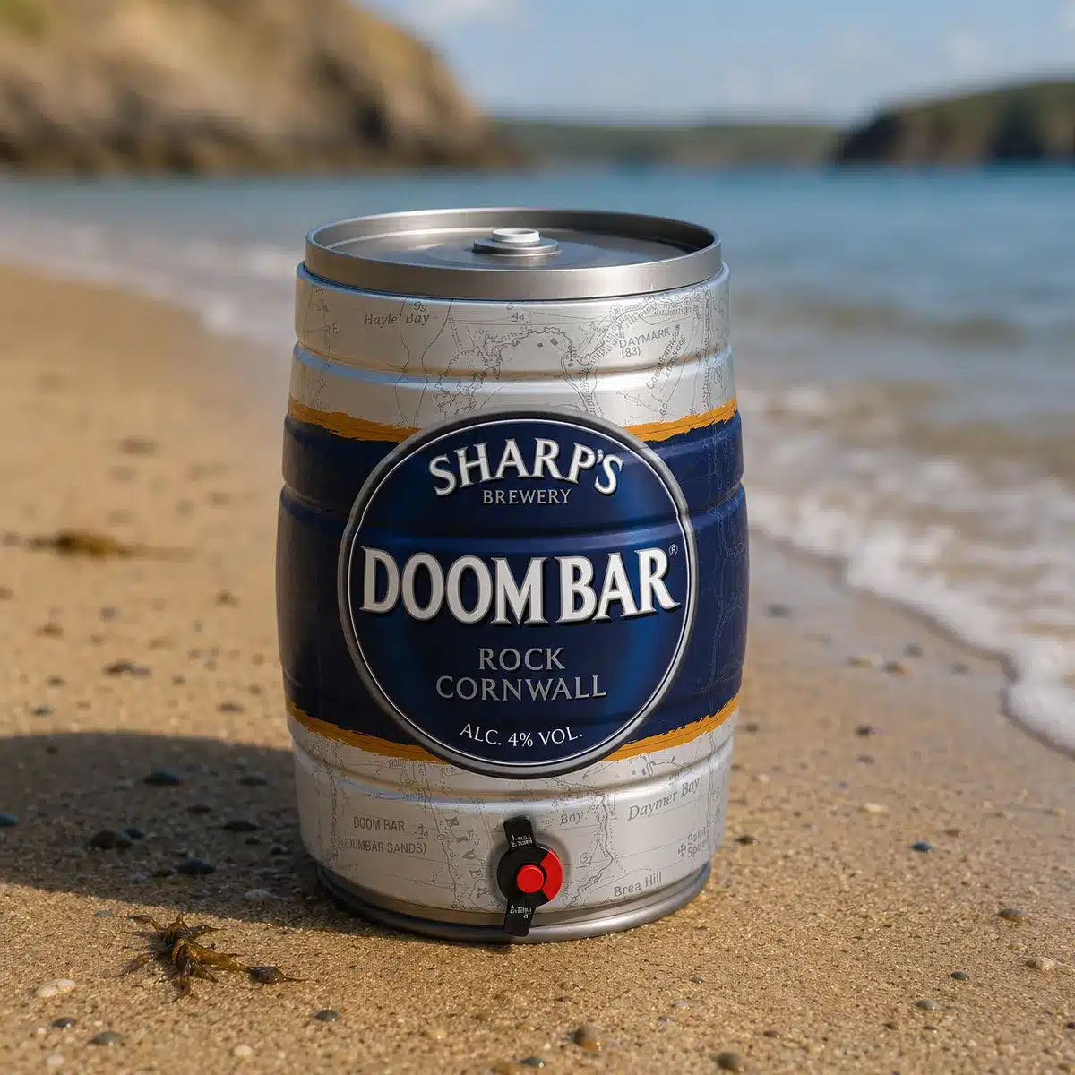 Doom Bar Mini Keg Packaging Design