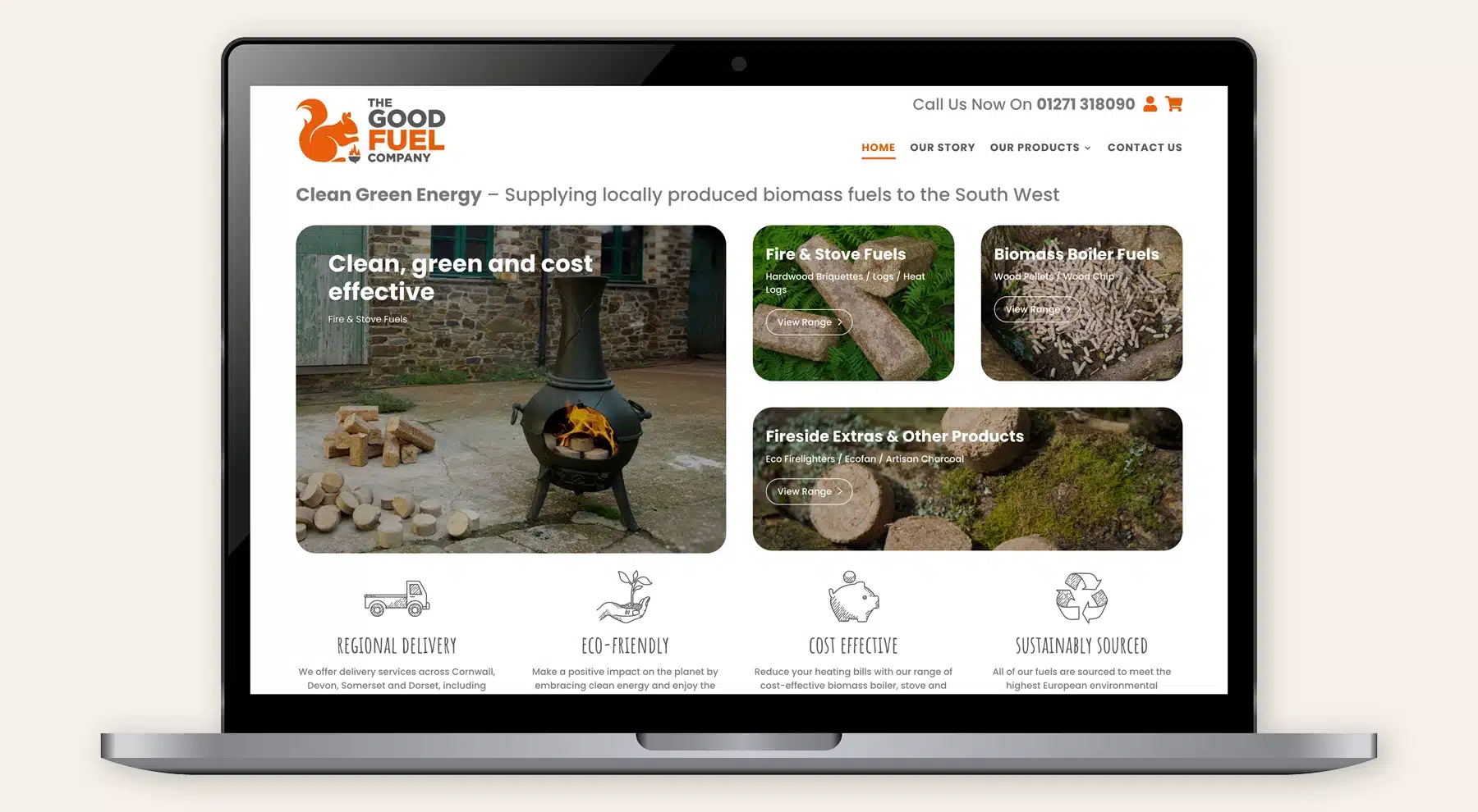 Good Fuel Company Website After Redesign Good Fuel Company Website After Redesign