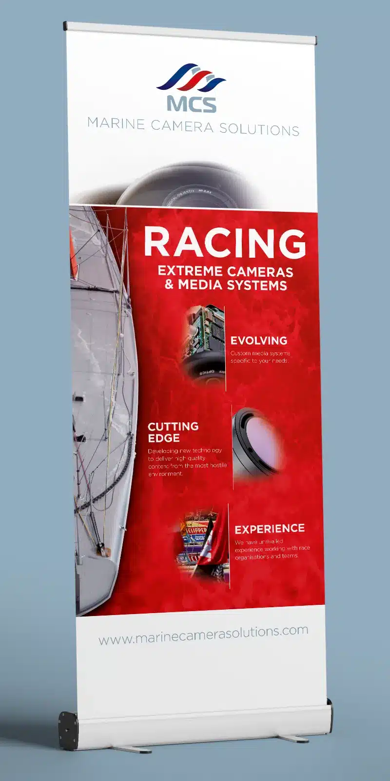 Marine Camera Solutions - Roller Banner Design
